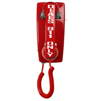 5501,Red, Non Dial, 911 Wallphone