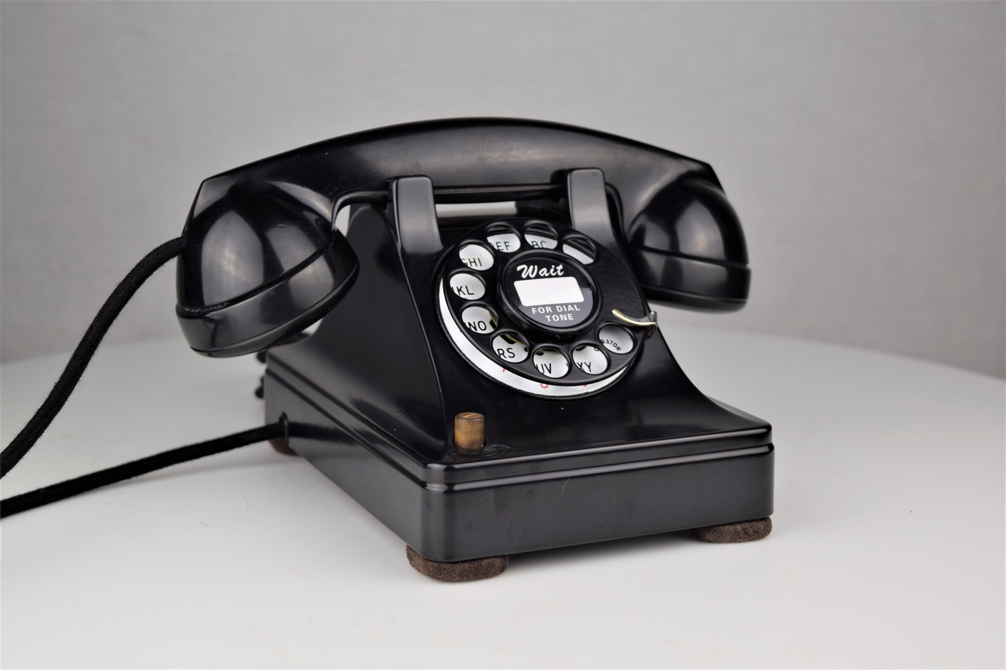 Vintage rotary purchases Bell Western Electric Company Metal phone