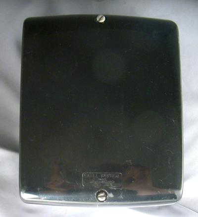 Western Electric 687 ringer box cover - black