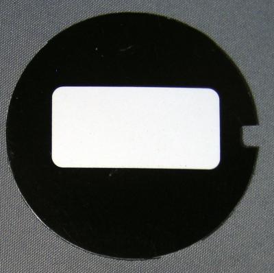 Western Electric Dial Card - Plain Black