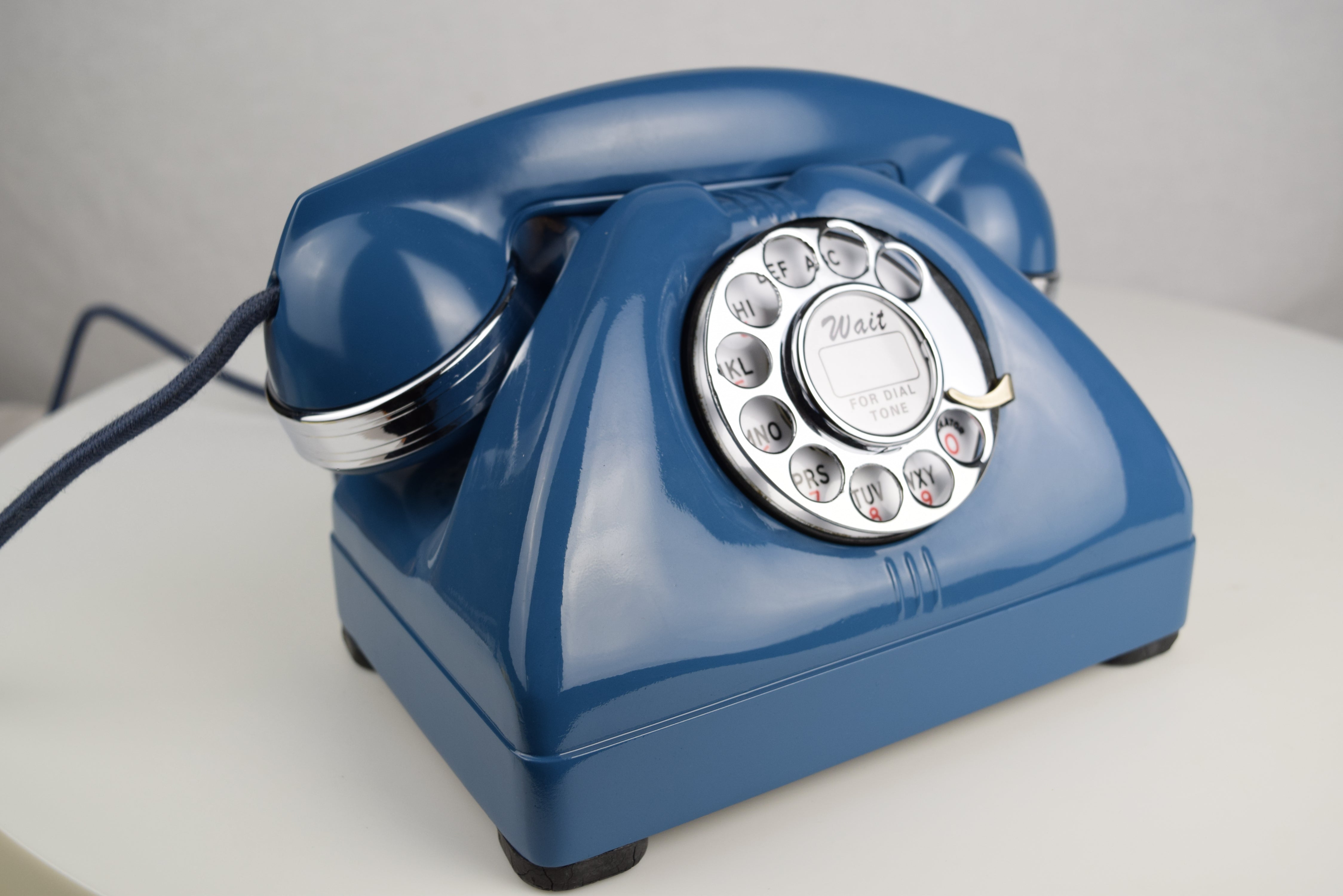 Téléphone vintage Bleu