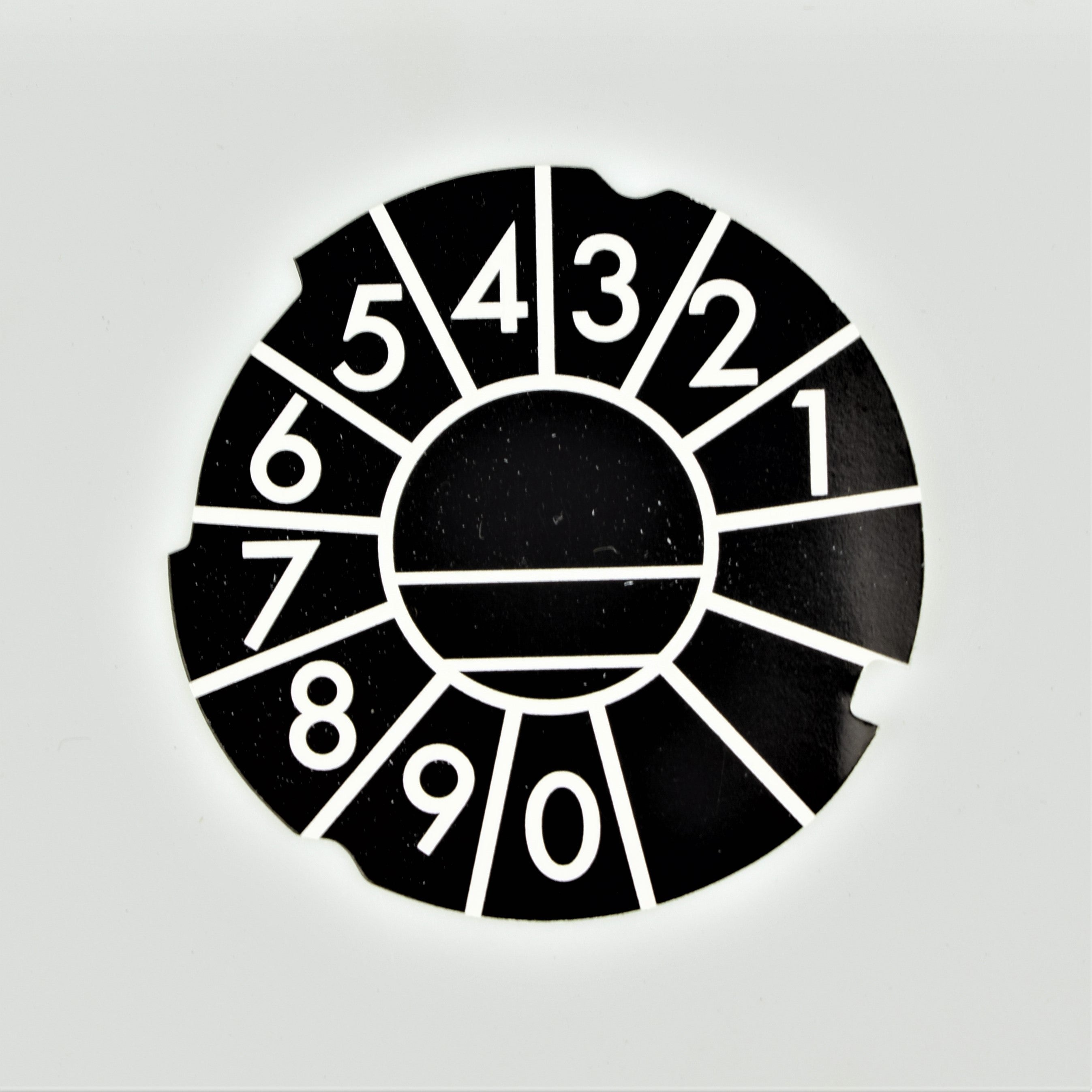 Automatic Electric Dial Card - Black- Numeric - Oldphoneworks ...