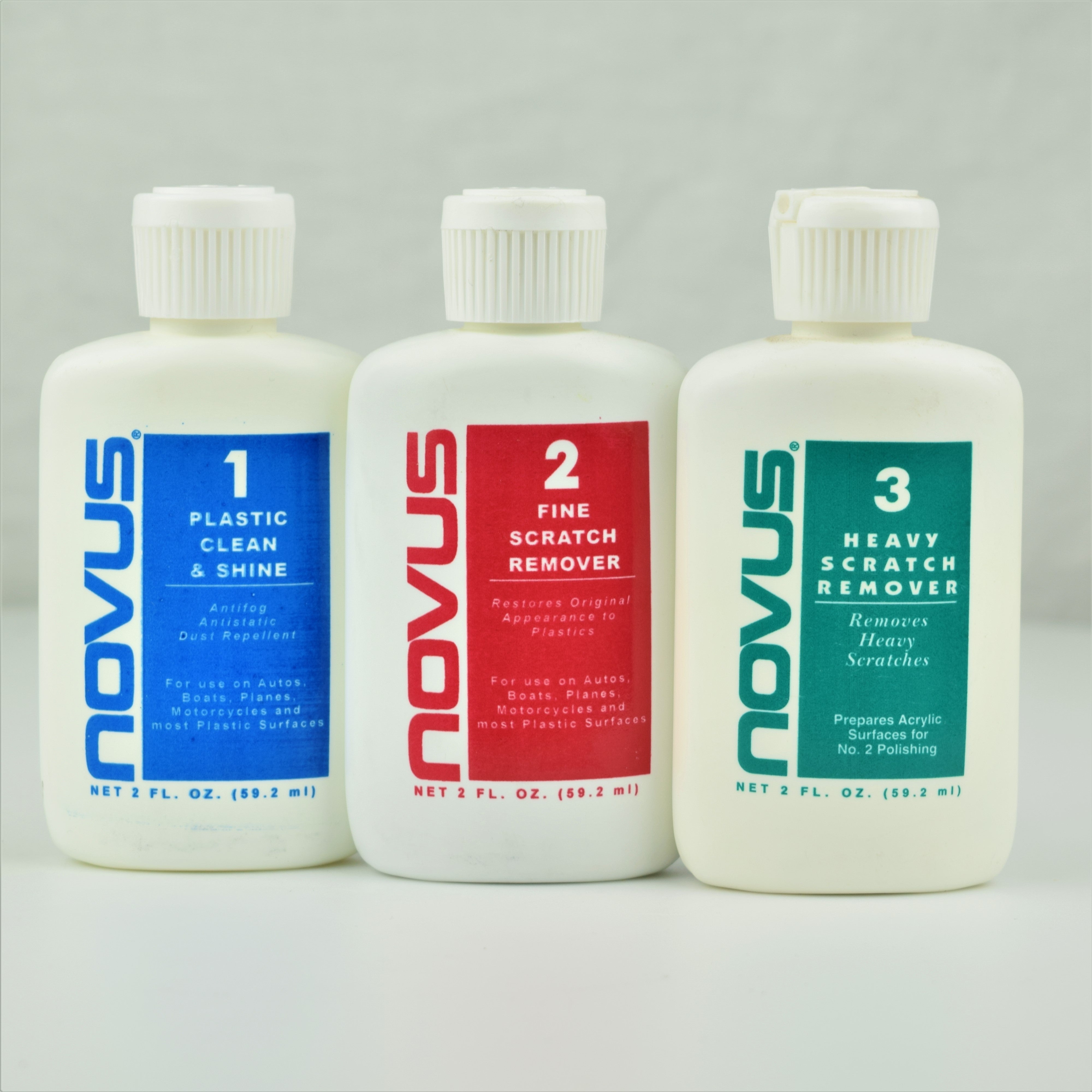 Novus 8 oz Tri-Pack with Polish Mate Cloth - Oldphoneworks – oldphoneworks