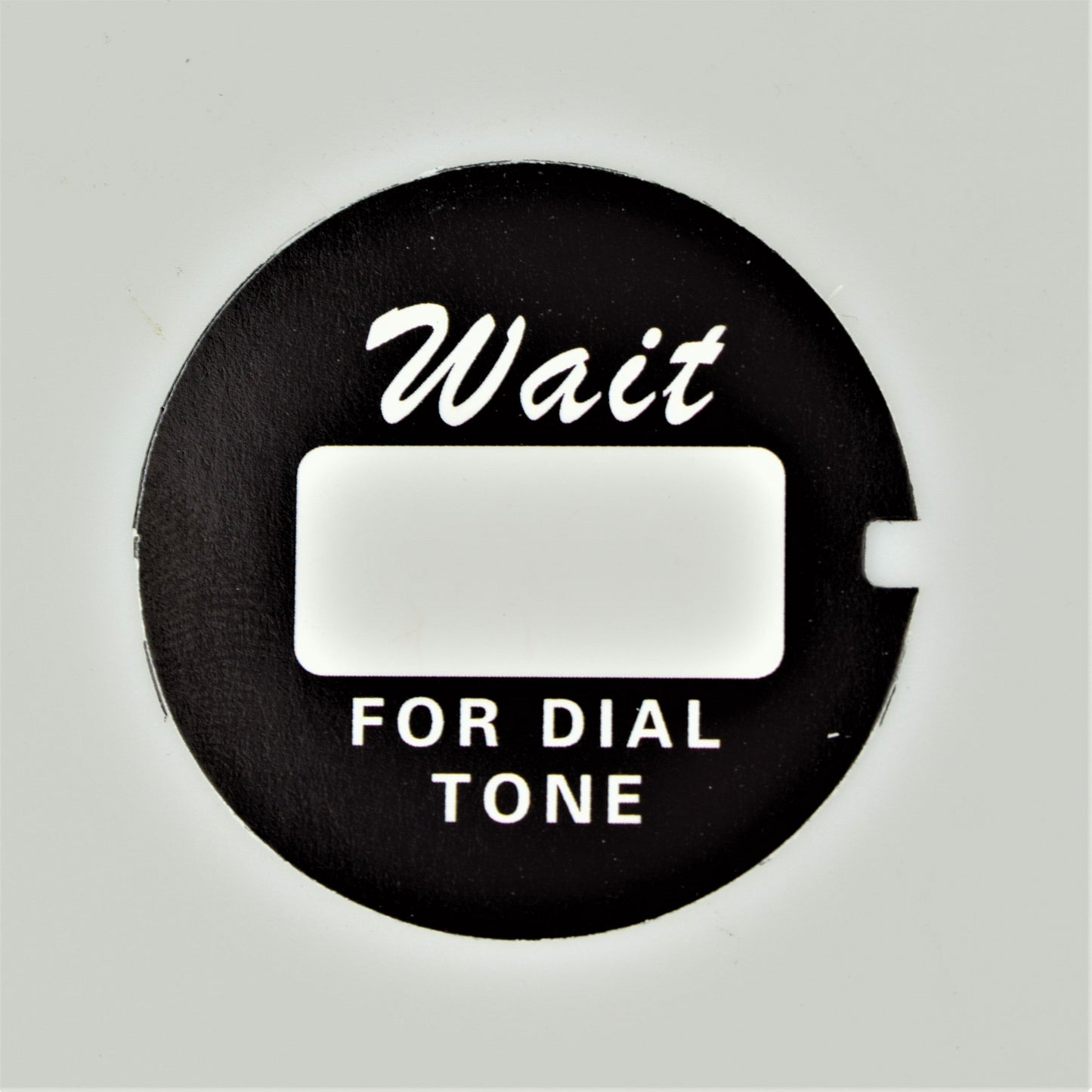 Western Electric Dial Card Kit - Black