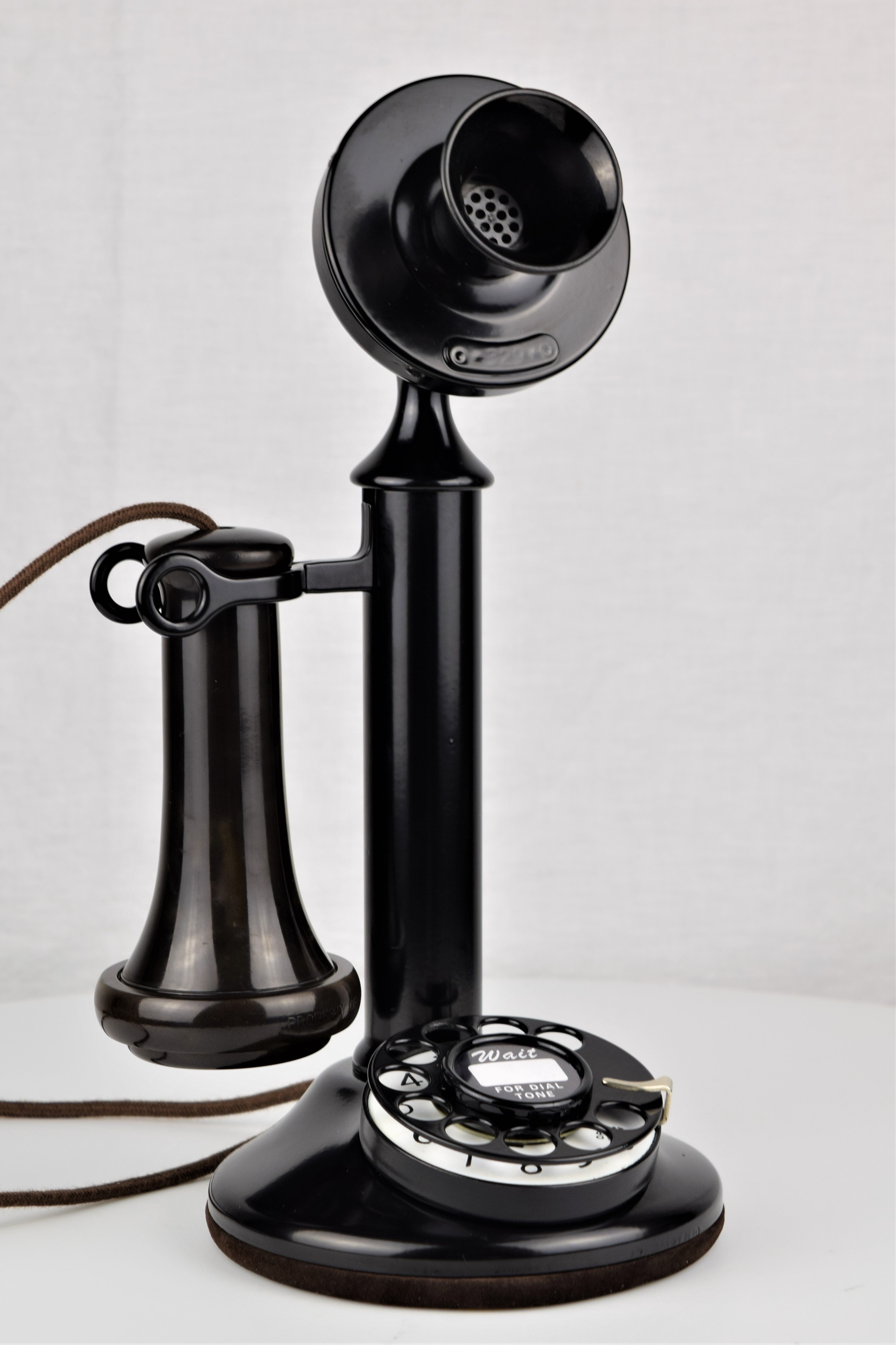 Hot Vintage Candlestick Black Rotary Phone