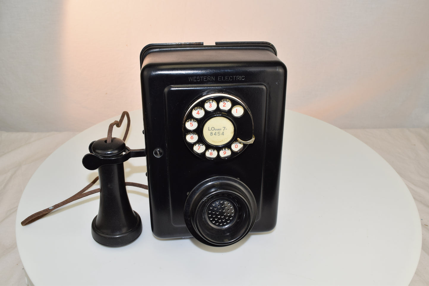 Western Electric 653 - Black Wall Phone