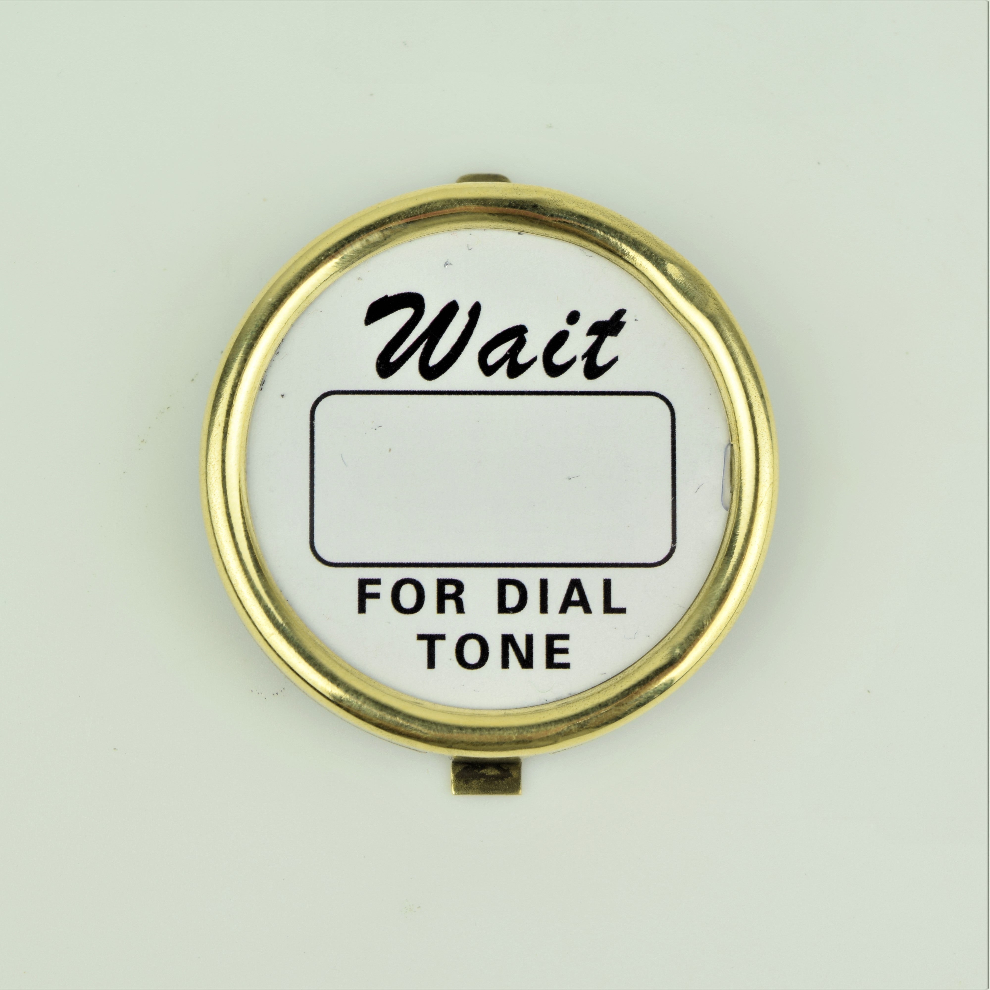 Western Electric Brass Dial Card Kit -Script - Oldphoneworks ...