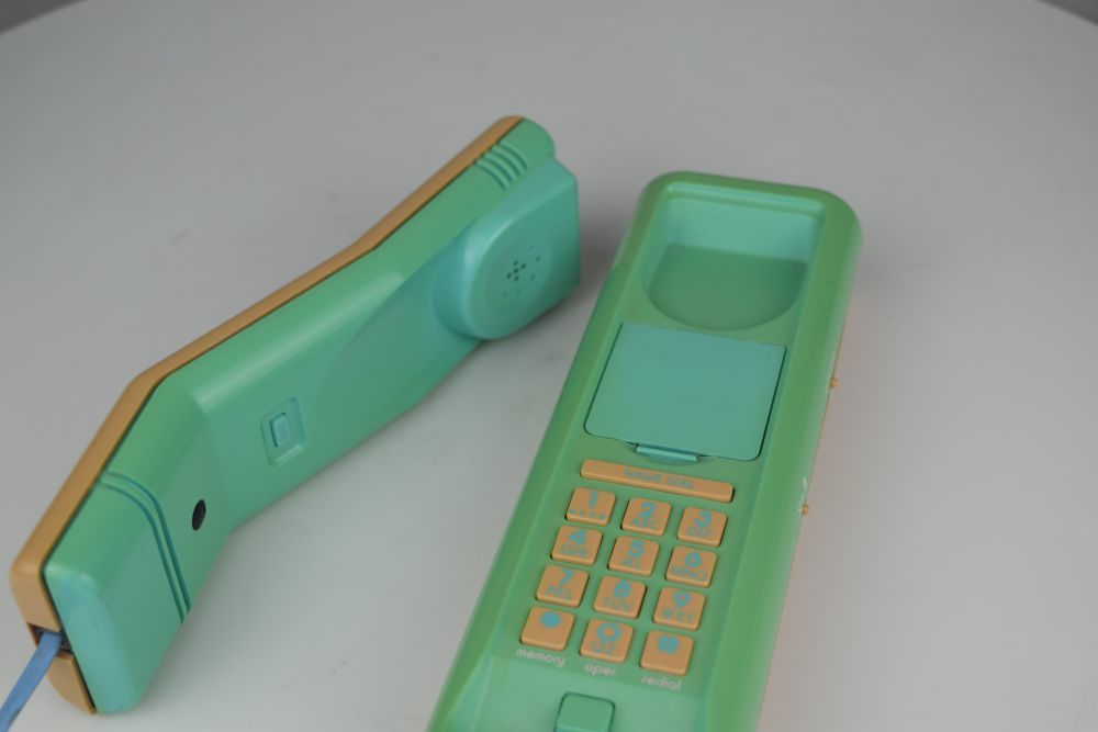 Swatch Twin Phone - Green and Pink