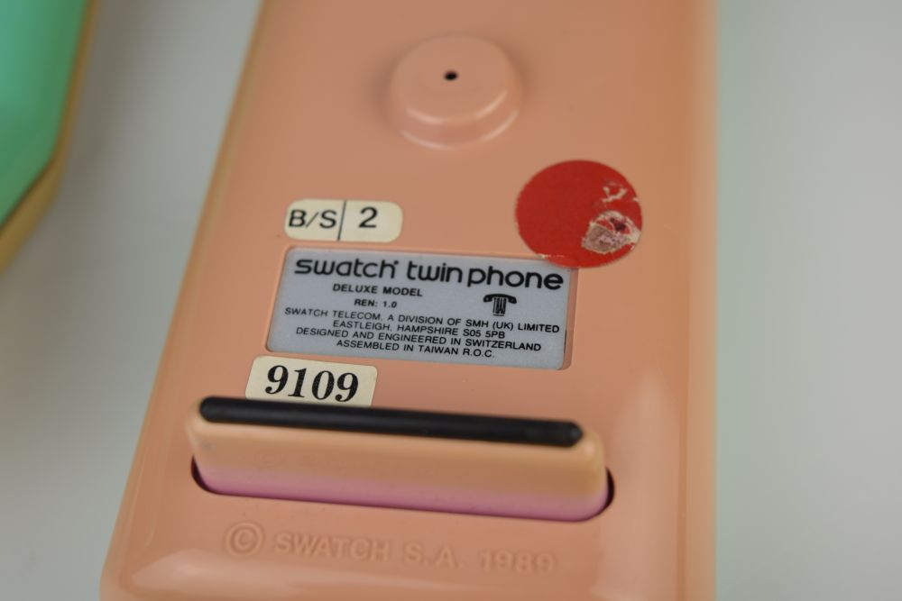 Swatch Twin Phone - Green and Pink