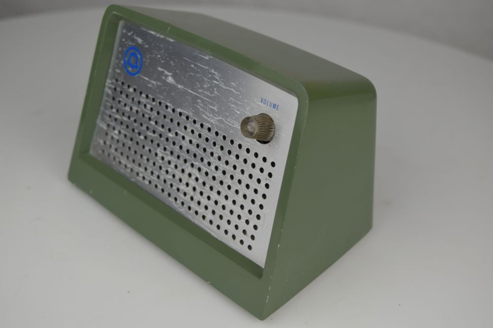 Vintage Western Electric Phone Speaker - Green