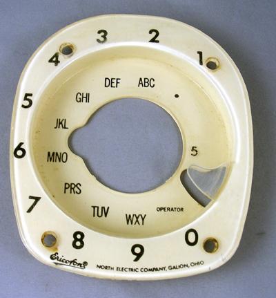 Ericofon Alphanumeric Dial Plate