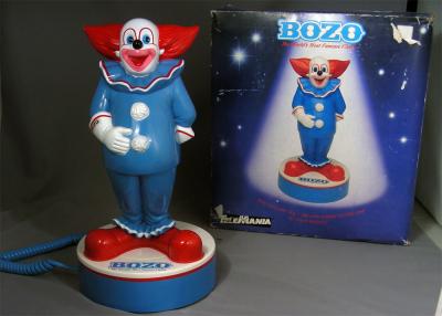 World Famous Bozo the Clown Novelty Phone