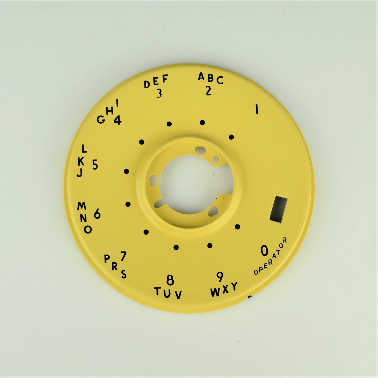 Western Electric 500/554 Dial Bezel - Pastel Yellow