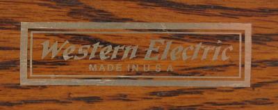 Water Decal - Western Electric - Gold Only Colour Scheme