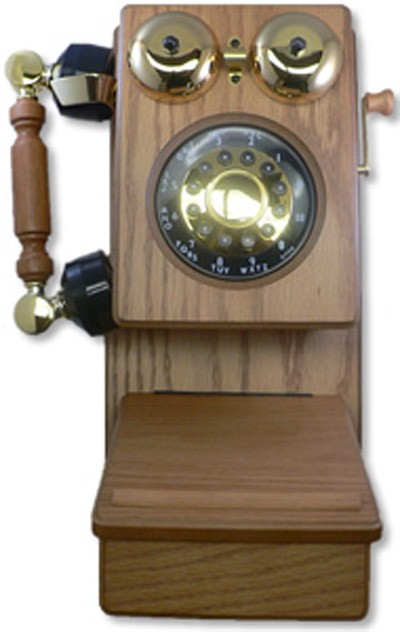 Country Wood Phone - Oak