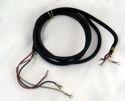 Cord - Handset - Black - Hardwired Straight - 3 Conductor (Original)