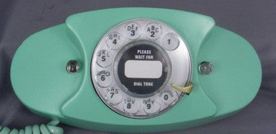 Turquoise Vintage 1978 good Rotary Telephone