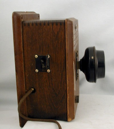 293RA Wood Railway Phone