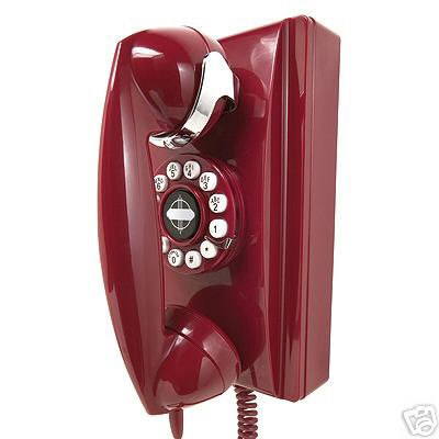 Crosley 352 Wallphone - Red