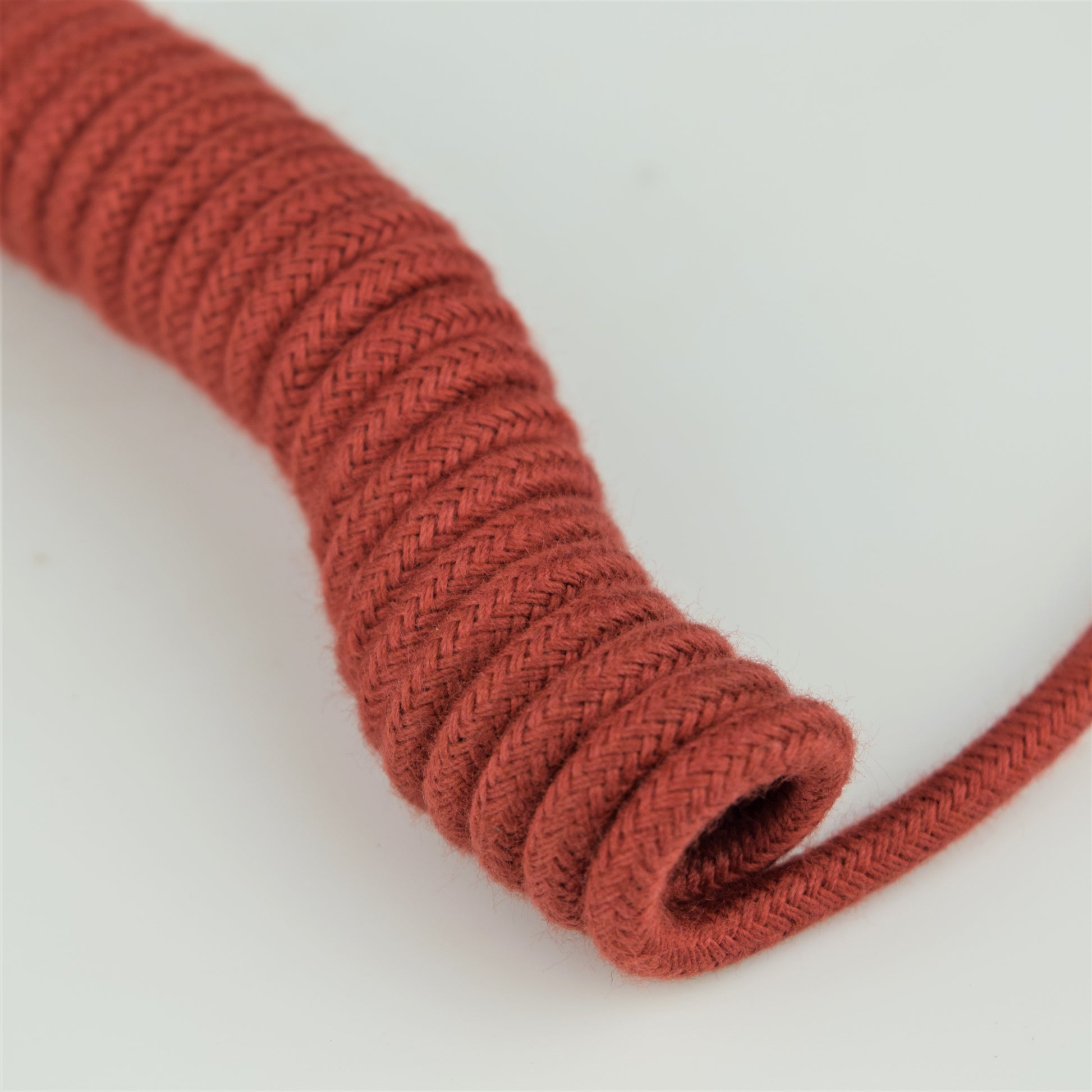 Cloth Covered Coiled Handset Cord
