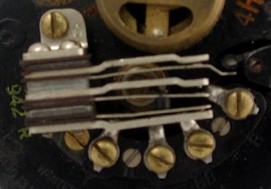 Western Electric contact set for No 4 dial