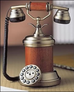 Golden Eagle Wooden Millennium Phone