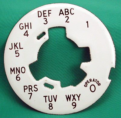 Northern Electric Alphanumeric Dial Plate
