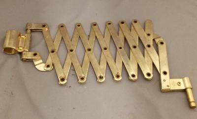 Reproduction Candlestick Scissor Arm Brass