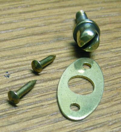 Western Electric Door Screw Kit - Brass