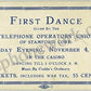 Vintage "First Dance" Postcard