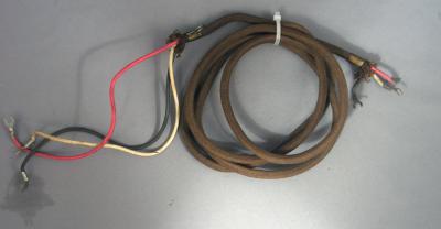 Cord - Handset - Original - Cloth - Brown - 3 Con (Western Electric)