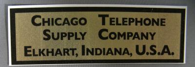 Water Decal - Chicago Telephone Supply Company