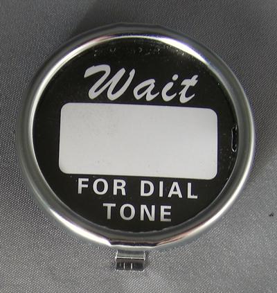 Western Electric Dial Card Kit - Chrome