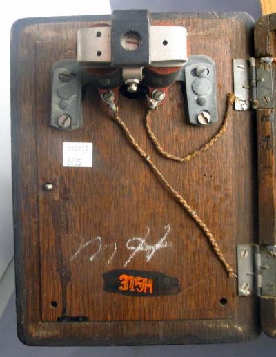Small Wood Wall Phone - As is