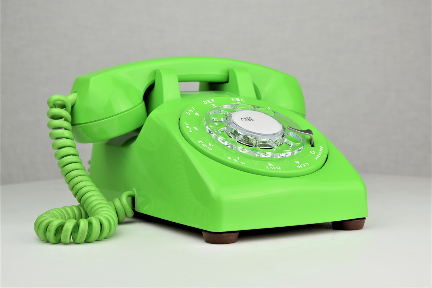 Green 500 series rotary telephone telephone