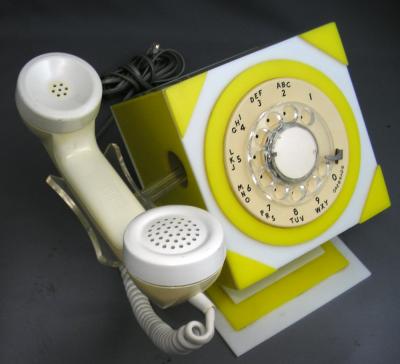 Teleconcepts Americana - Yellow and White