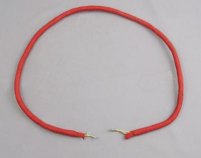 Cord - Cloth Covered - 2 Conductor Thick Red