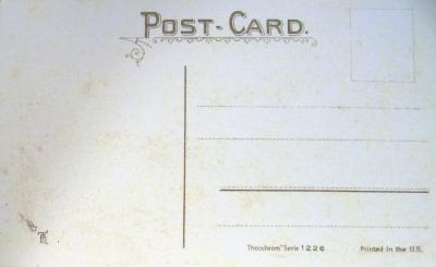 Vintage Candlestick Telephone Modelling Postcard