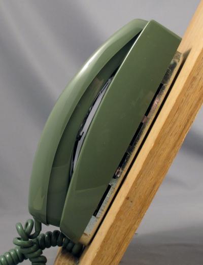 Trimline - Green - Rotary Dial Wall Phone