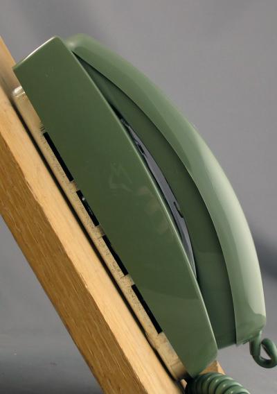 Trimline - Green - Rotary Dial Wall Phone