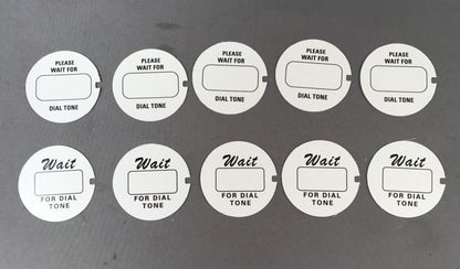 10 Assorted Dial Cards - WE Cut
