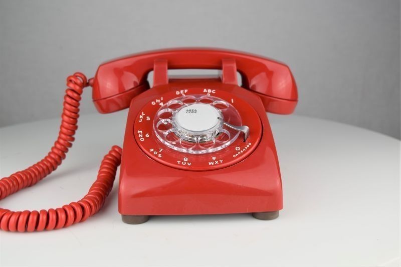 Ed Red Phone Bright Red Model 500 – oldphoneworks