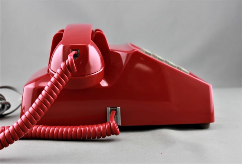 2500, Red,With Emergency Decal, Desk Phone