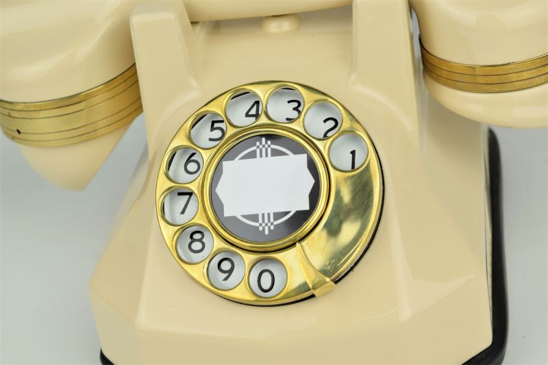Automatic Electric Type 34 - Ivory with Brass Trim