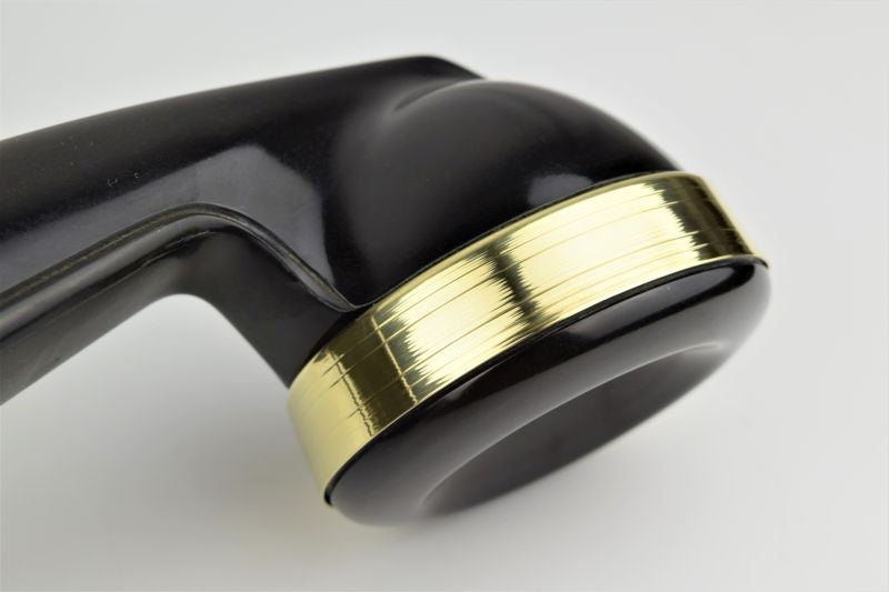 202 - Black - Brass Trim